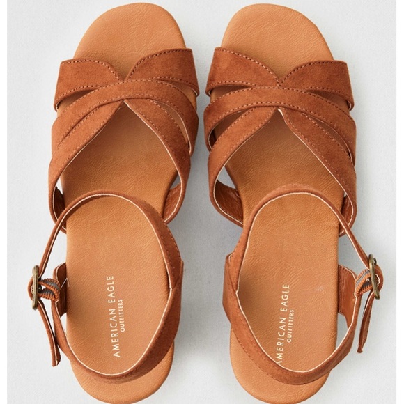 1 LEFT 👡 VEGAN WOODEN PLATFORM SANDAL SHOE 11 - Picture 3 of 7